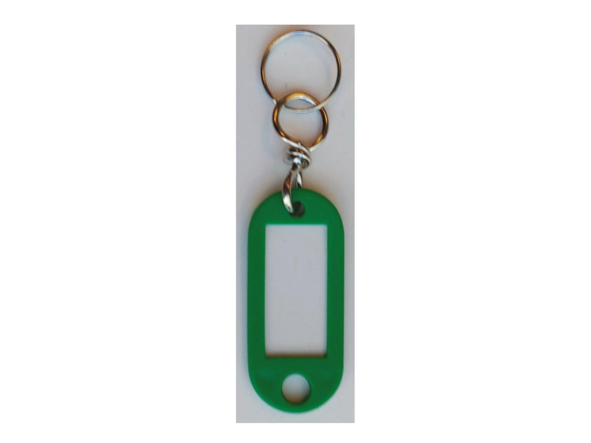 Sleutellabel rood/groen