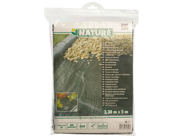 Nature gronddoek 3,3x5 m zwart