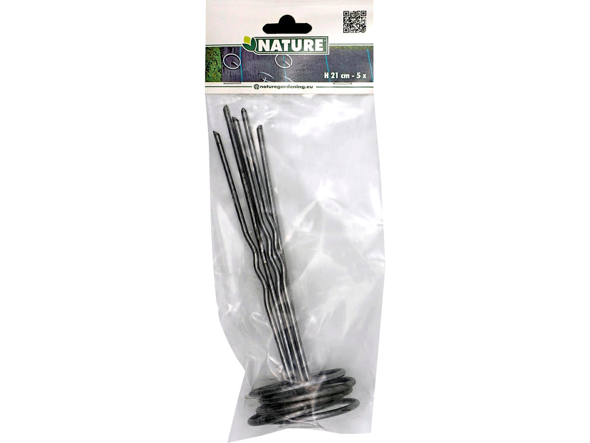 Nature grondpen 21cm 5 stuks