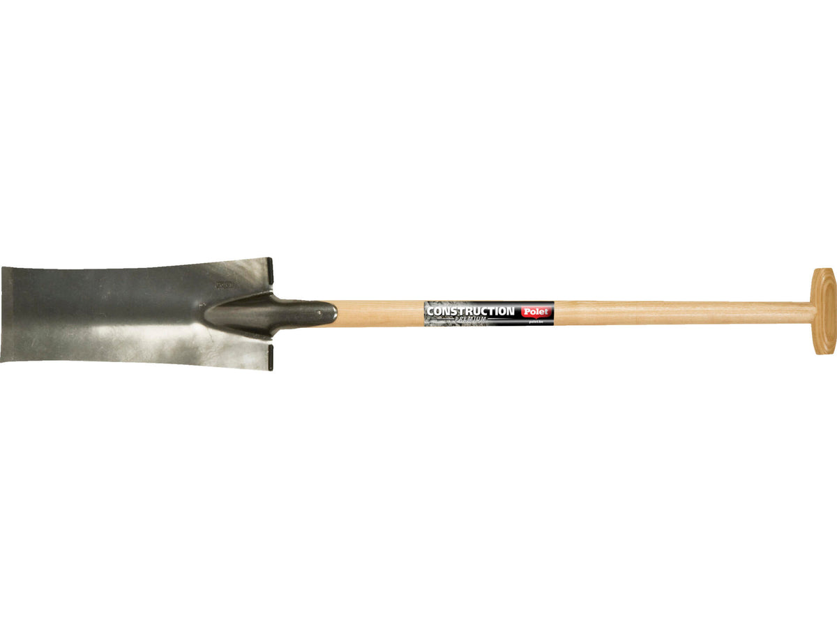 Polet grondwerkspade 38x14 cm + T-steel 85 cm