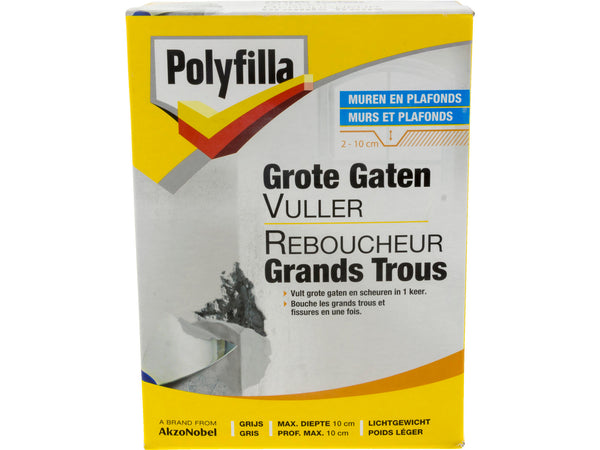 Polyfilla grote gatenvuller 1kg grijs
