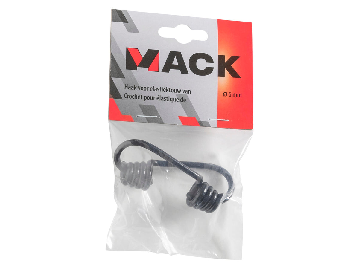 Mack haak voor elastiektouw 6mm 2 stuks