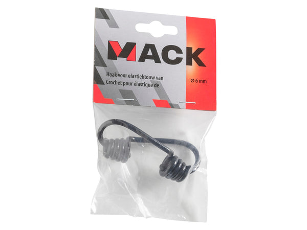 Mack crochet pour corde élastique 6mm 2 pièces