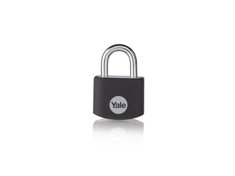 Yale hangslot 32mm aluminium zwart
