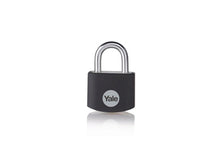Yale hangslot met lange beugel 38mm zwart
