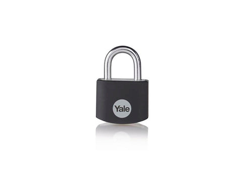 Yale hangslot met lange beugel 38mm zwart