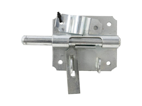 Mack hangslotgrendel 80mm verzinkt blauw