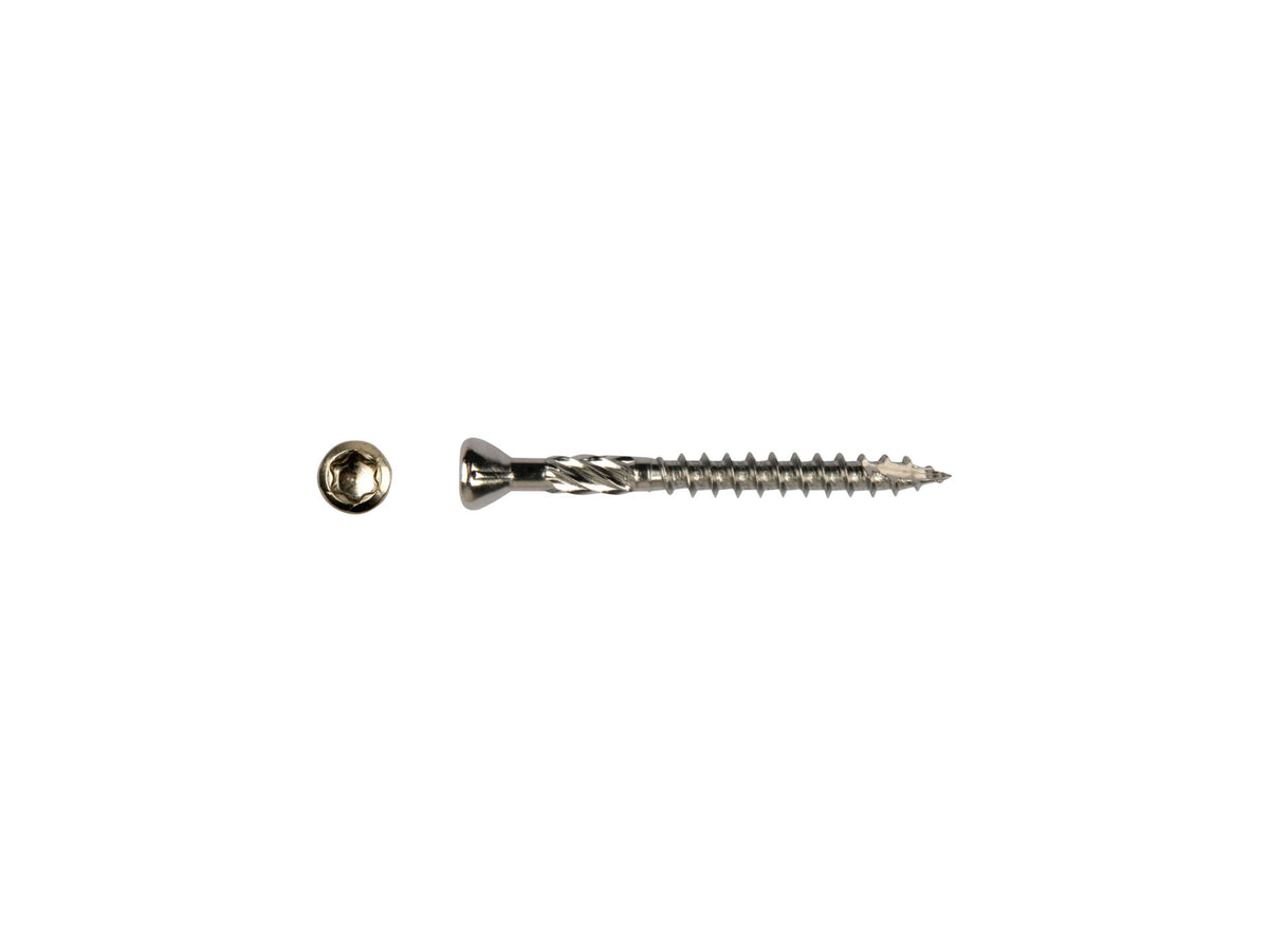 Pfs+screw hardhoutschroeven T25 60x5 mm inox 200 stuks
