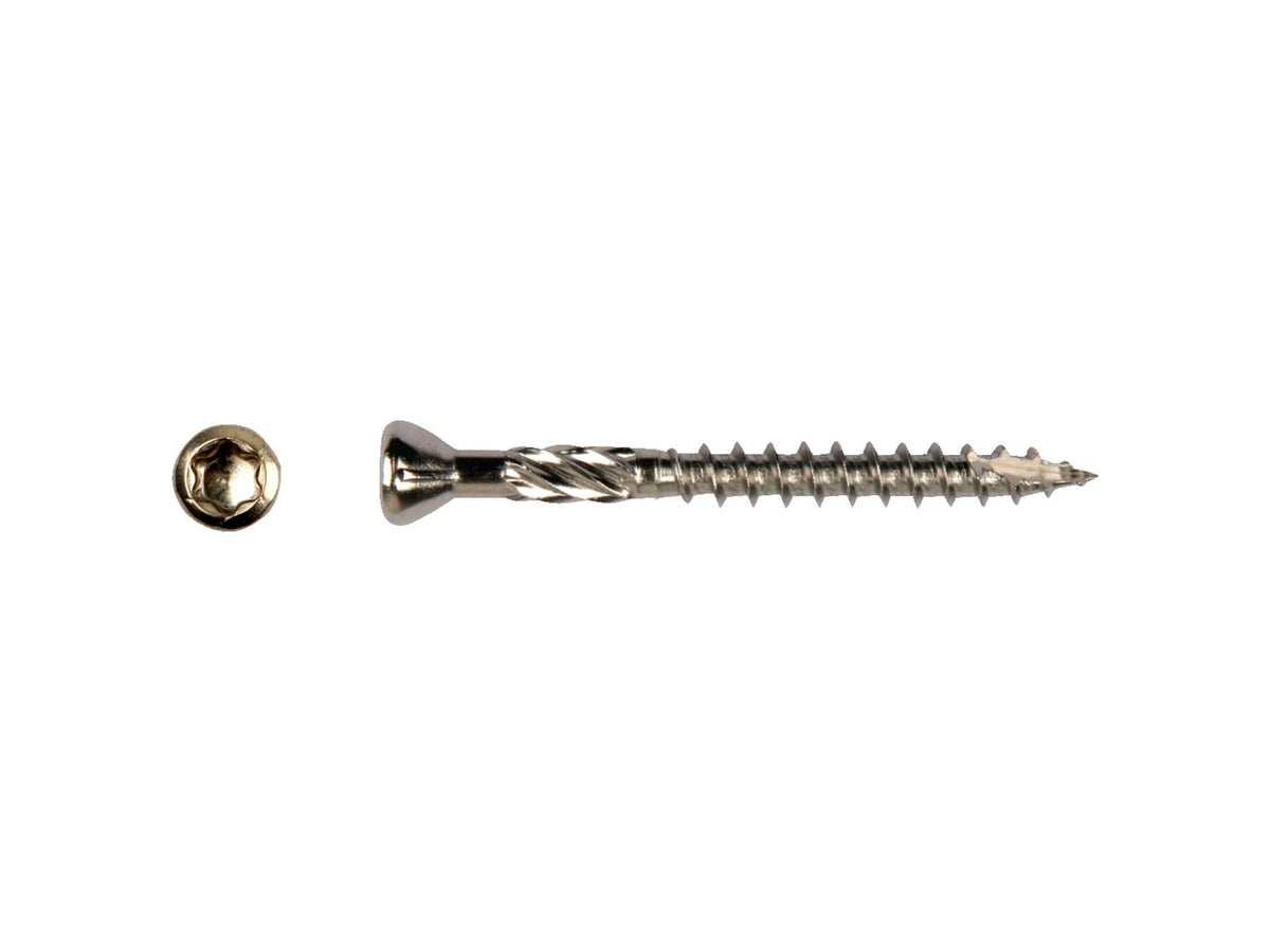 Pfs+screw hardhoutschroeven TX15 45x4 mm inox 200 stuks