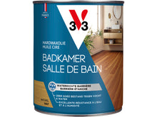 V33 huile cire parquet extra waterproof mat 1l incolore