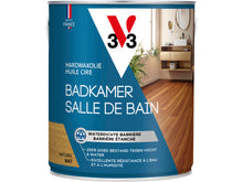V33 huile cire parquet extra waterproof mat 2,5l incolore