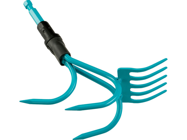 Gardena Combisystem griffe-râteau de jardin 3 dents/5 dents 10cm
