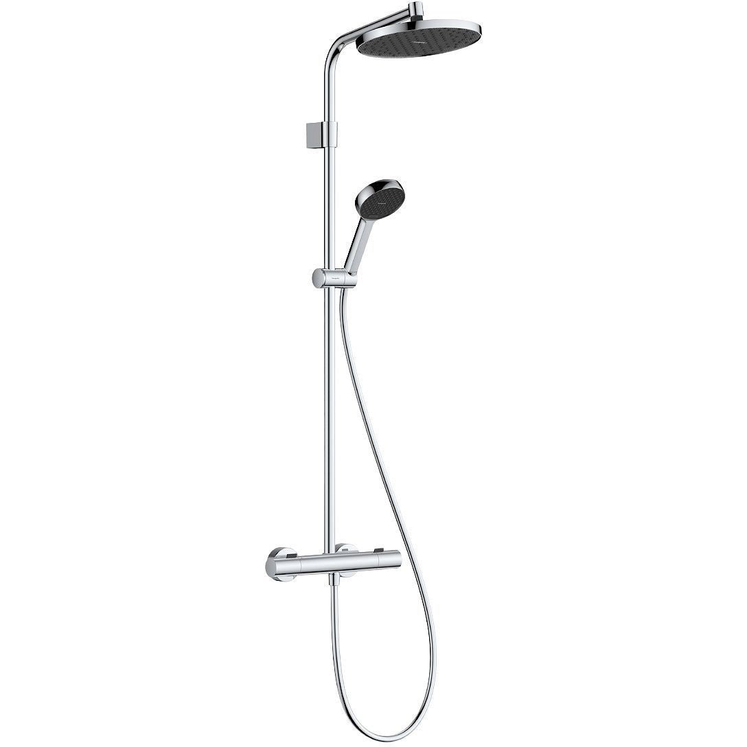 HG activera douchezuil S 240 1JET EcoSmart met Ecostat fine chroom