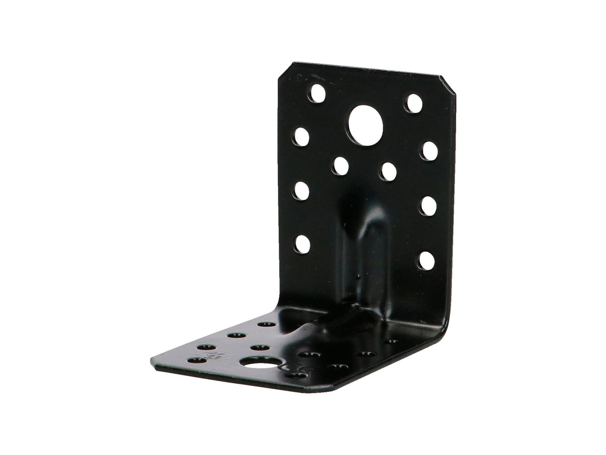 FG Wood Connectors hoekanker met ril 55x70x70 mm zwart