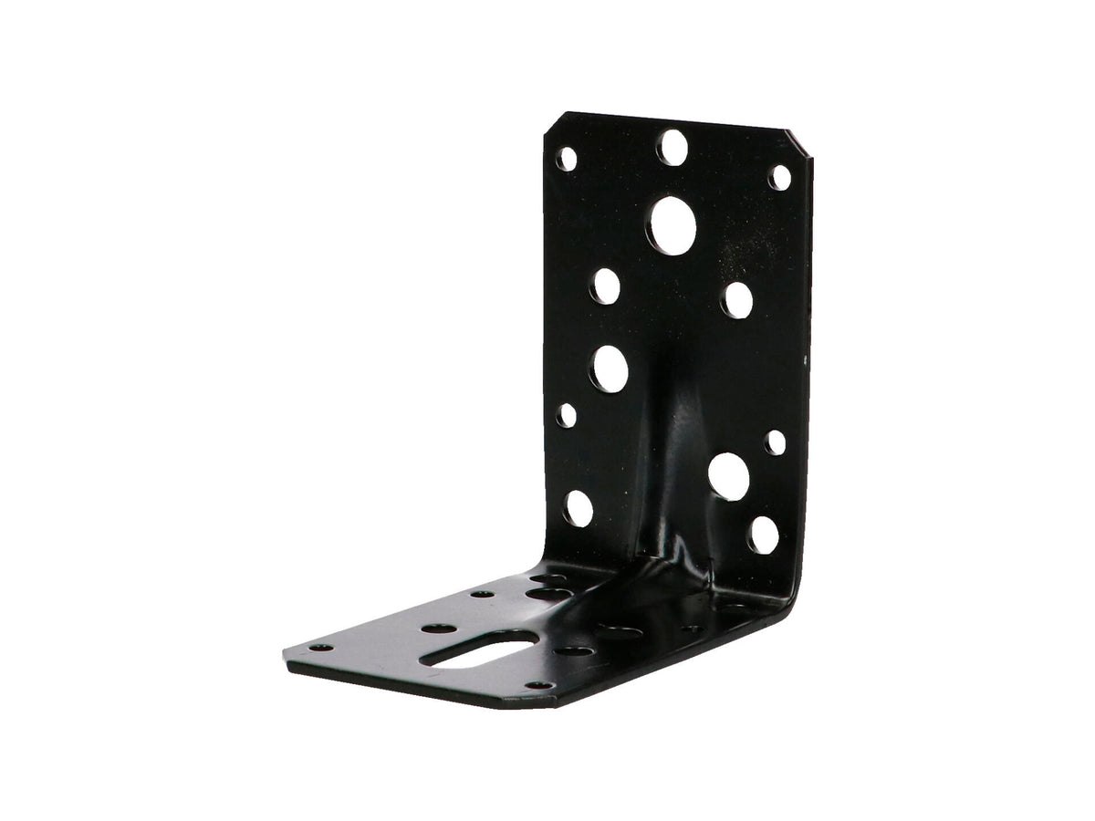 FG Wood Connectors hoekanker met ril 60x90x90 mm zwart