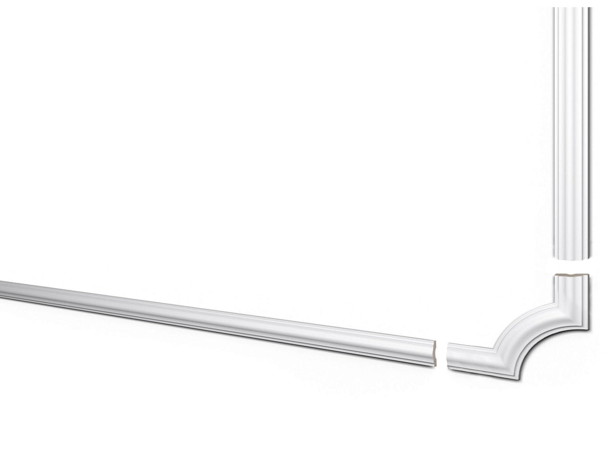 Decoflair hoekstuk wandlijst CL1 polystyreen