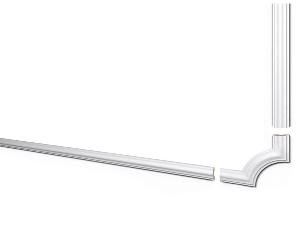 Decoflair hoekstuk wandlijst CL1 polystyreen
