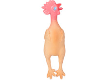 Flamingo hondenspeeltje kip met geluid 26cm latex