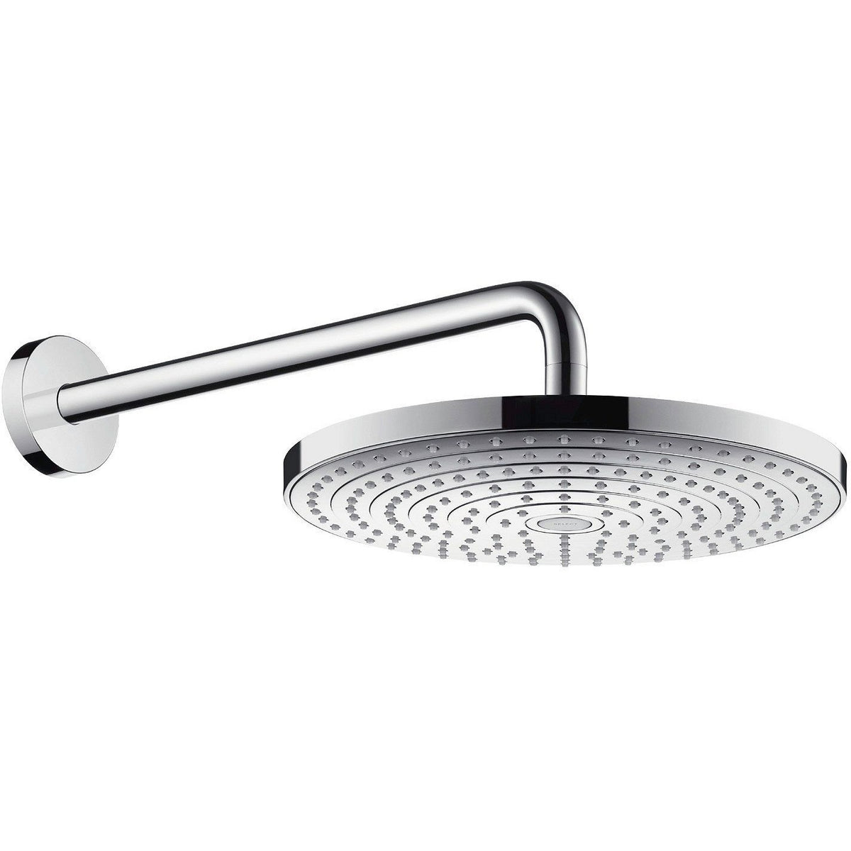 Hoofddouche Raindance Select S240 2JET Hansgrohe +arm 390MM muur wit-chroom
