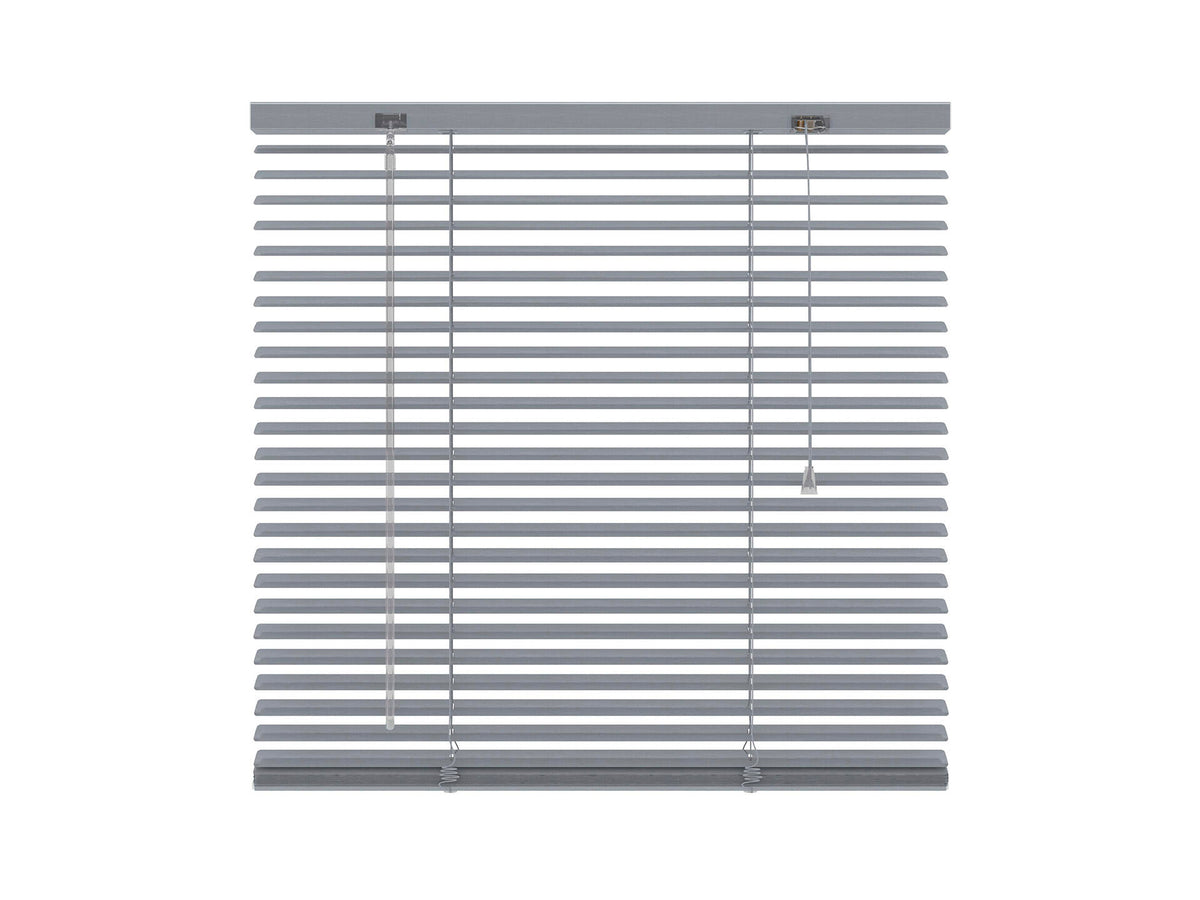 Decosol horizontale lamellen 221 25mm 100x180 cm zilver