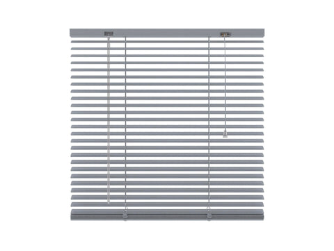 Decosol horizontale lamellen 221 25mm 60x180 cm zilver