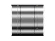 Decosol horizontale lamellen 320 25mm 60x180 cm mat zwart