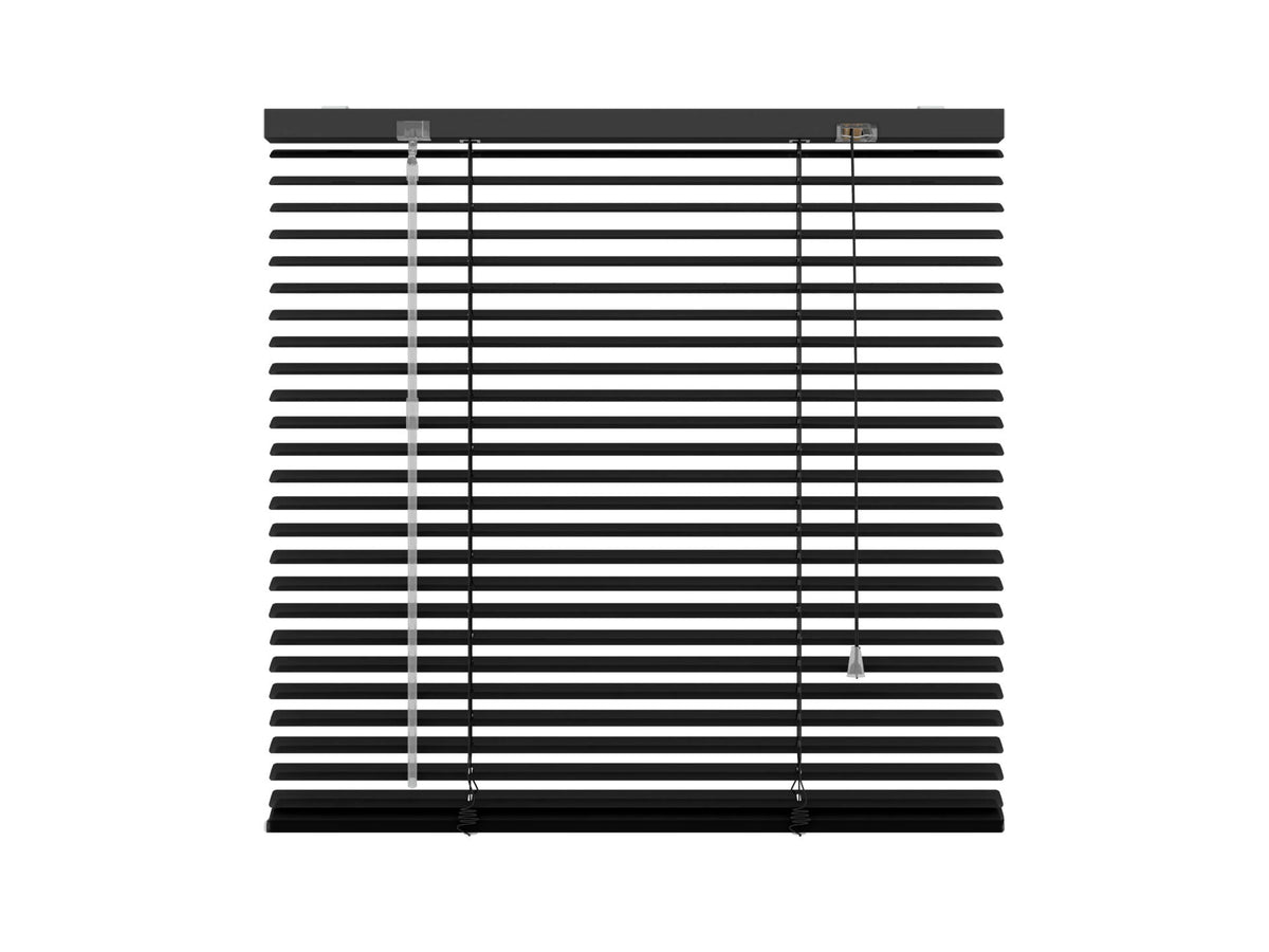 Decosol horizontale lamellen 320 25mm 80x180 cm mat zwart