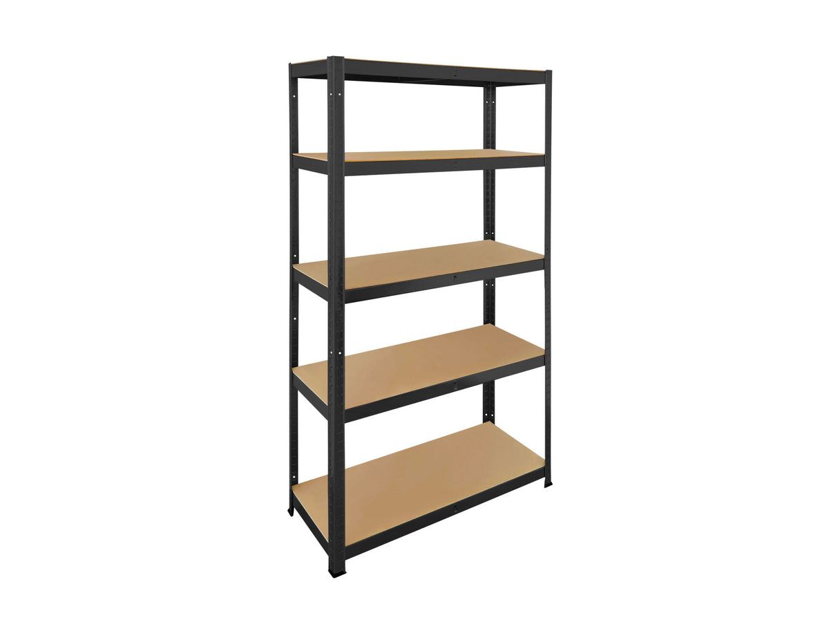Practo Home Heavy Duty opbergrek 180x90x45 cm metaal/hout zwart