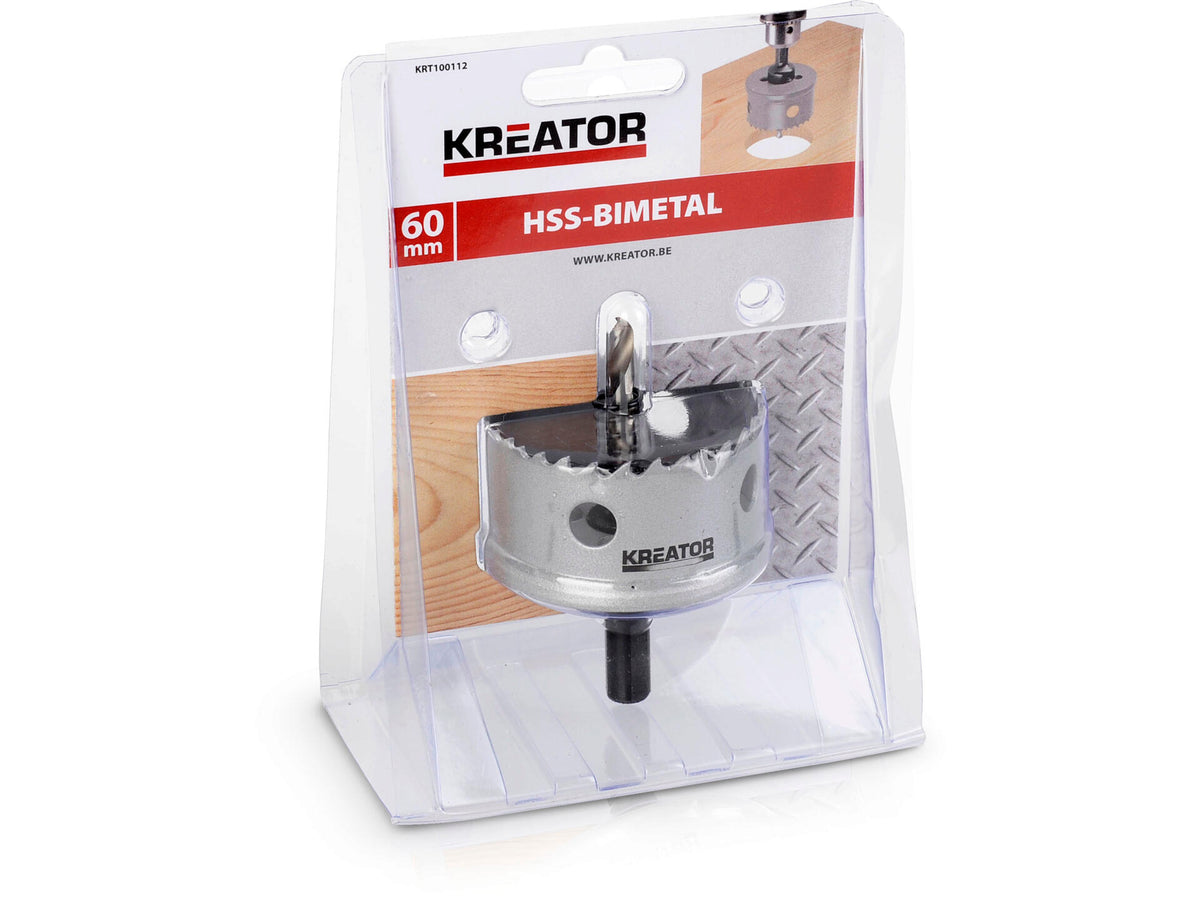 Kreator KRT100112 klokboor 60mm metaal/hout
