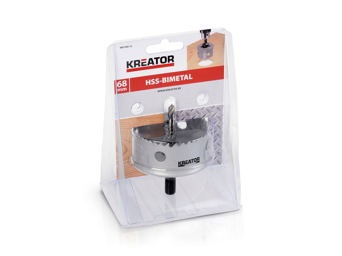 Kreator KRT100115 klokboor 68mm metaal/hout