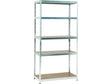 Practo Home Robust Heavy Duty opbergrek 200x100x50 cm metaal/hout