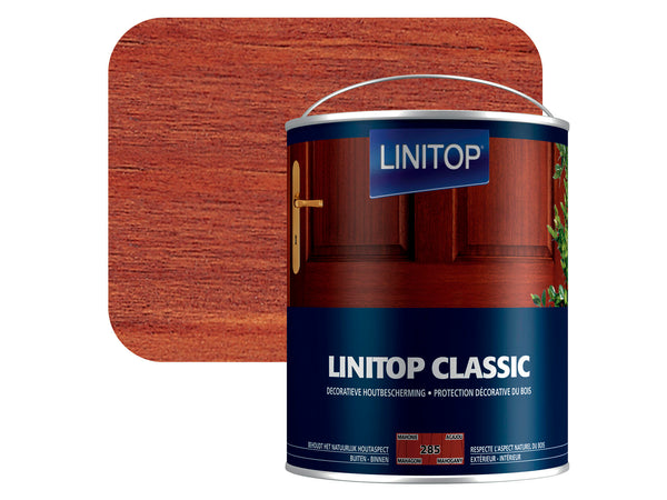 Linitop houtbeits 2,5l mahonie #285