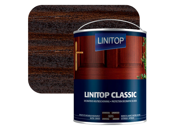Linitop houtbeits 2,5l pallisander #284