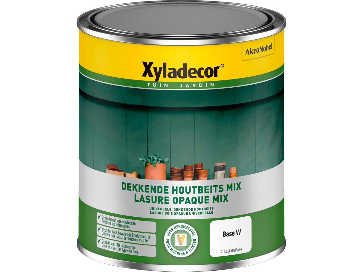 Xyladecor houtbeits dekkend zijdeglans 0,93l transparant