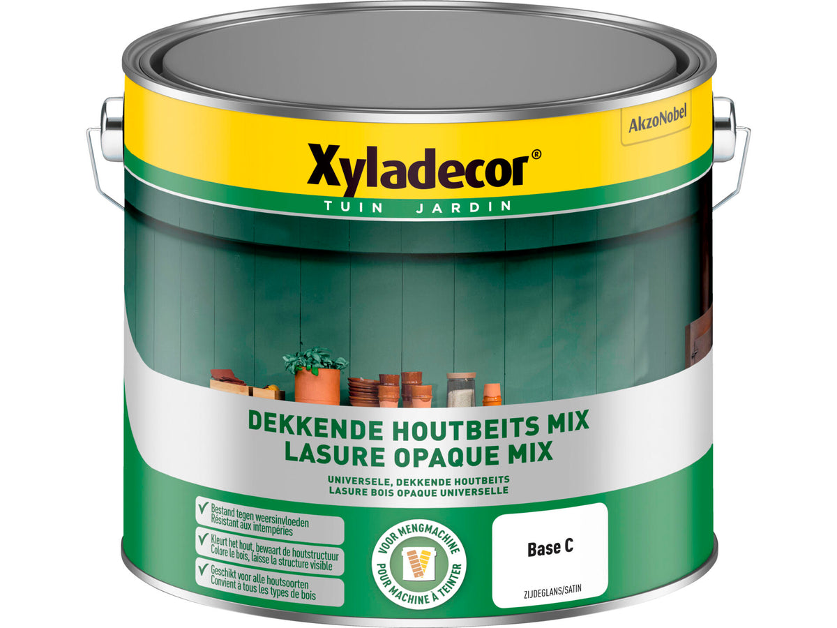 Xyladecor houtbeits dekkend zijdeglans 2,325l transparant