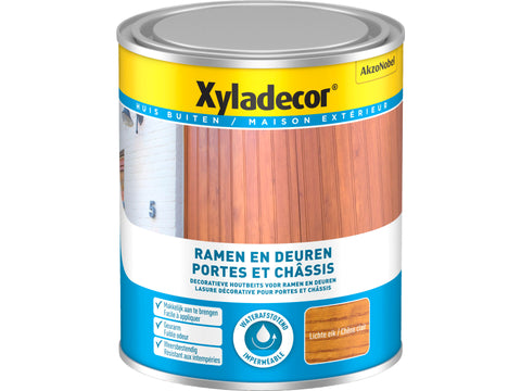 Xyladecor houtbeits ramen & deuren 0,75l lichte eik