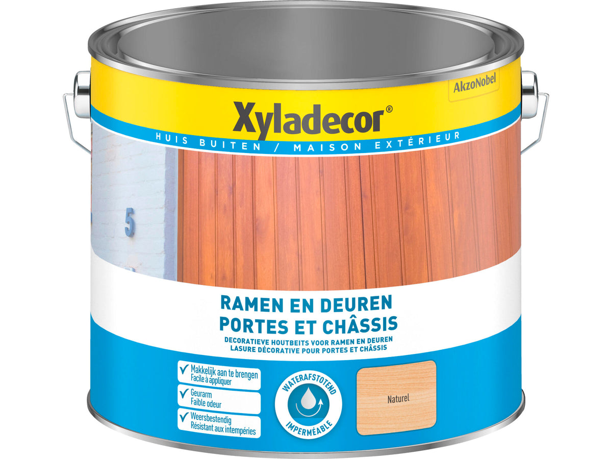 Xyladecor houtbeits ramen & deuren 2,5l naturel