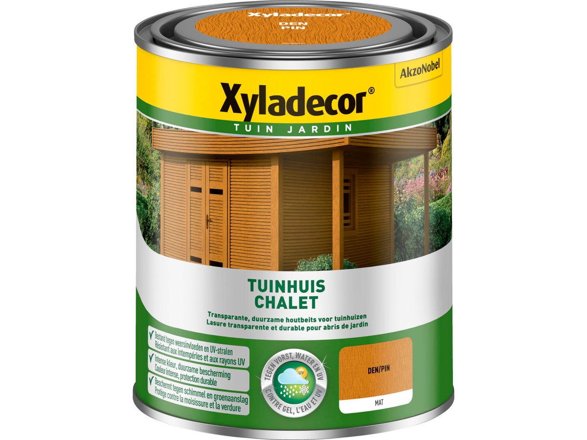 Xyladecor houtbeits tuinhuis 0,75l den