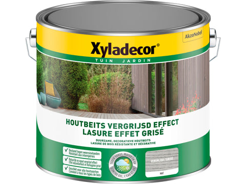 Xyladecor houtbeits vergrijsd effect 2,5l grijs