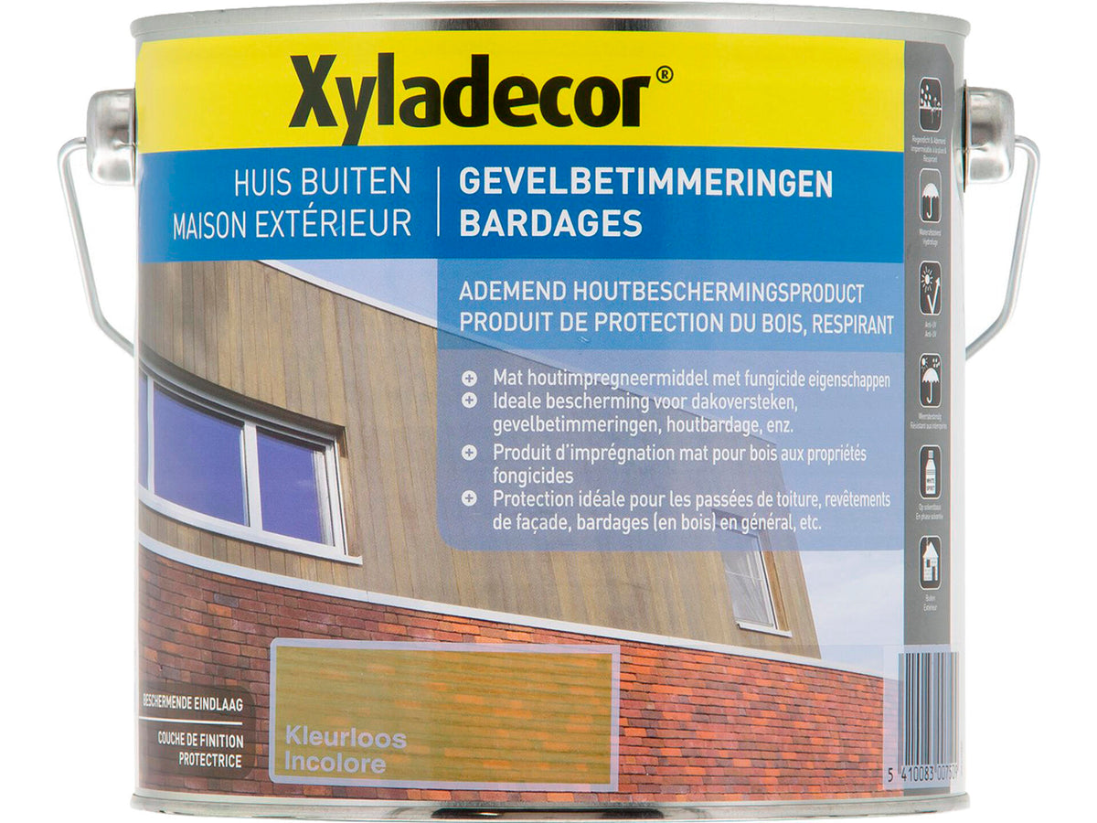 Xyladecor houtbescherming gevelbetimmering 2,5l kleurloos