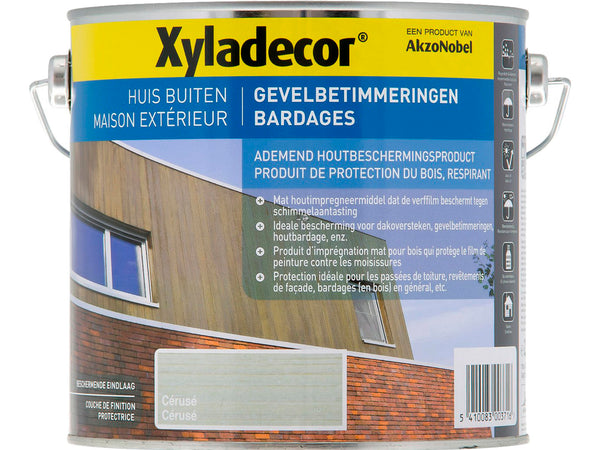 Xyladecor protection du bois bardages 2,5l cérusé