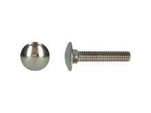 Pgb-fasteners boulon pour bois tête bombée collet carré M6 30mm 200 pièces