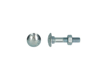Pgb-fasteners houtbout met moer DIN603 verzinkt M8 50mm 200 stuks