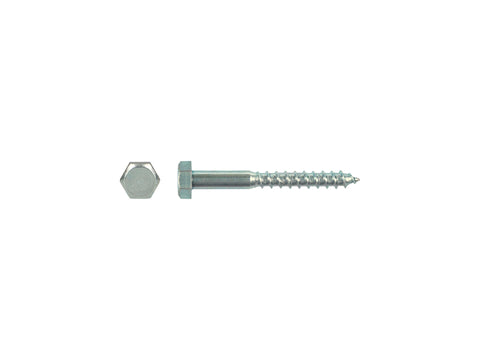 Pgb-fasteners houtdraadbout 10x130 mm verzinkt 50 stuks