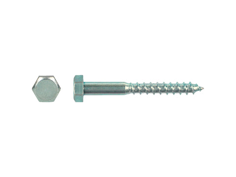 Pgb-fasteners houtdraadbout 10x90 mm verzinkt 100 stuks