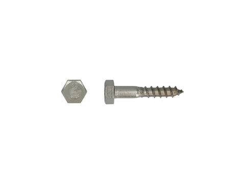 Pgb-fasteners houtdraadbout 6x60 mm inox 200 stuks