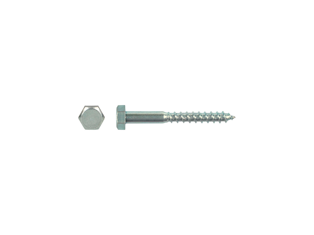 Pgb-fasteners houtdraadbout 8x130 mm verzinkt 100 stuks