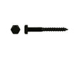 Pgb-fasteners houtdraadbout DIN571 8x70 mm zwart 6 stuks