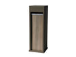 De Witte EX307 brievenbus blauwe hardsteen taupe/houtlook licht