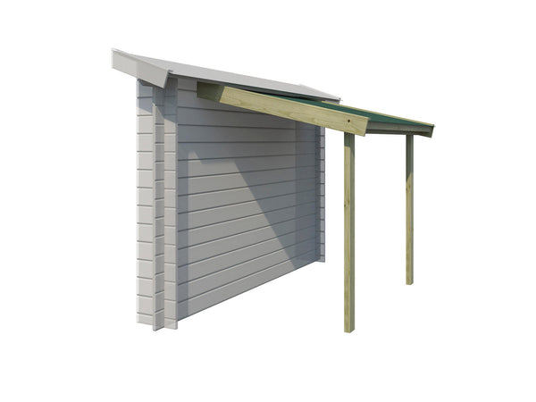 Gardenas abri bûches avec roofing 140x170 cm